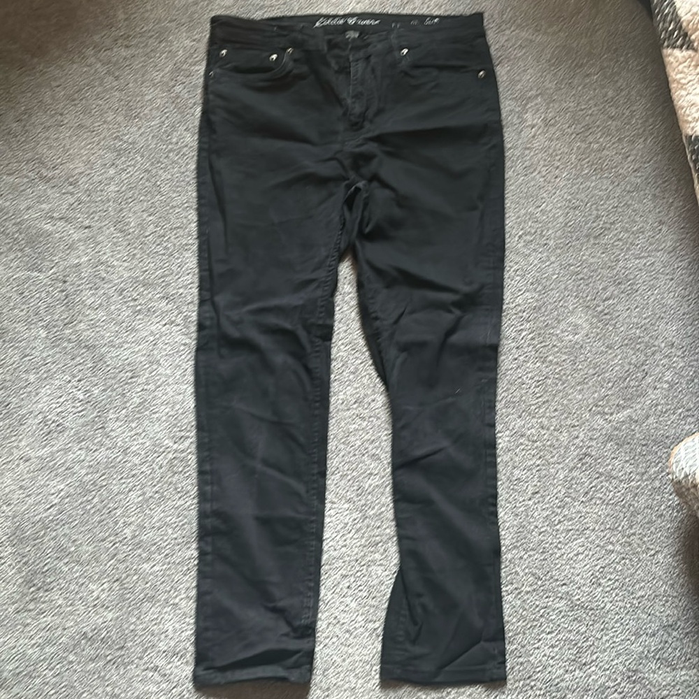 Black Eddie Bauer 34x32 slim fit jeans